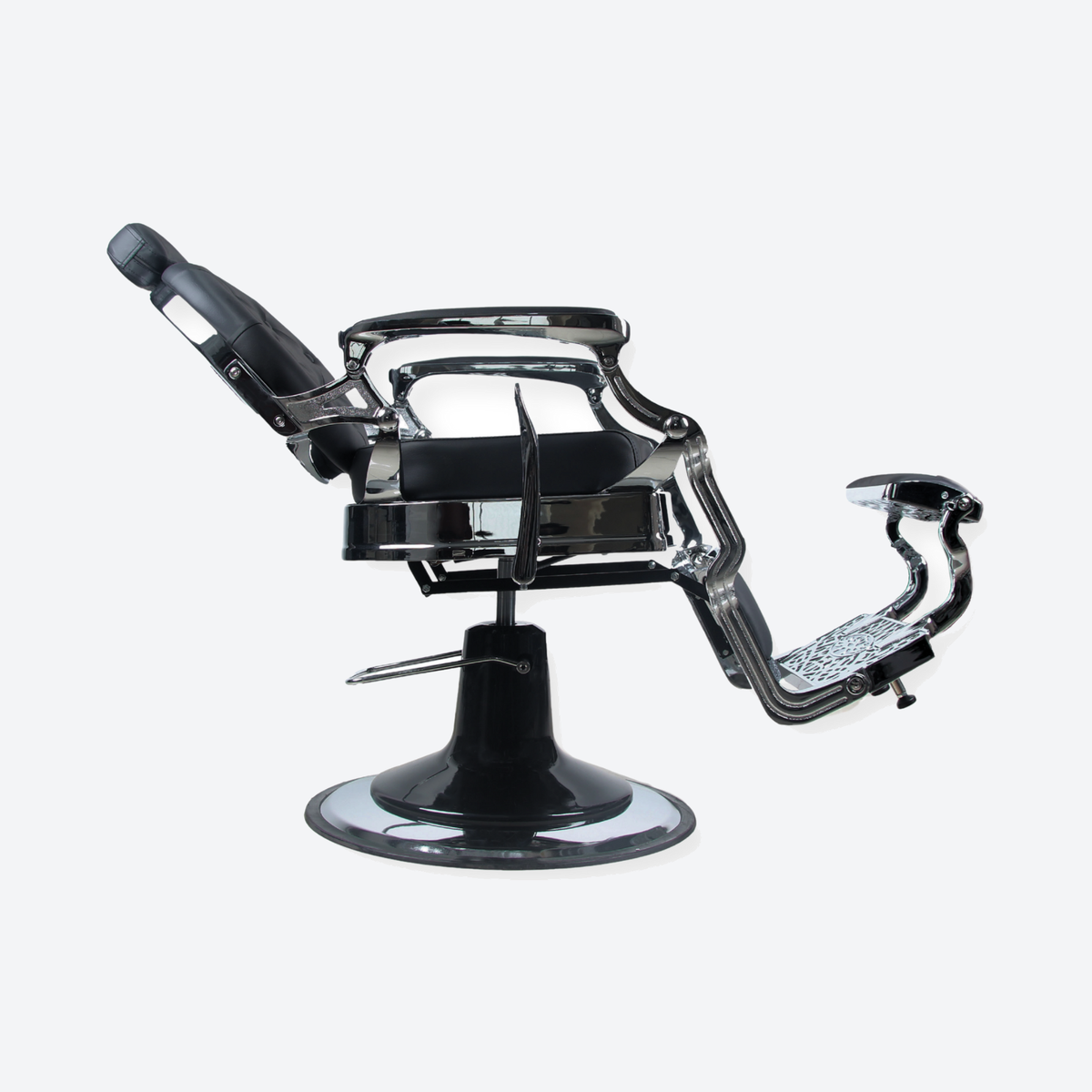 Barber Chair Senior - Silver/Black