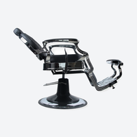 Barber Chair Senior - Silver/Black