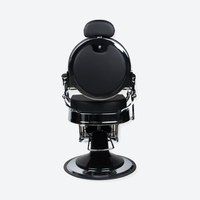 Barber Chair Senior - Silver/Black