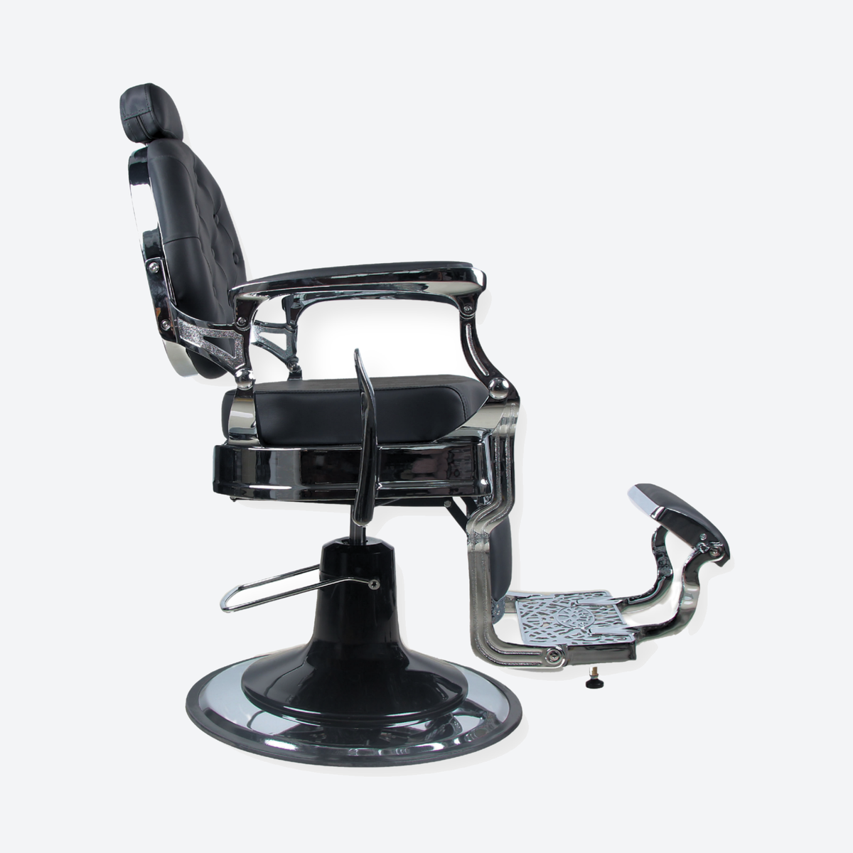 Barber Chair Senior - Silver/Black