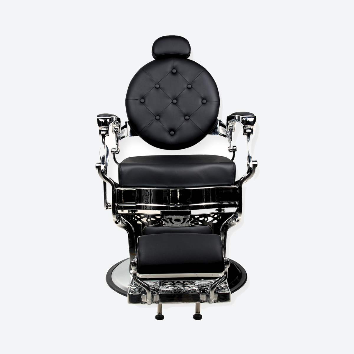 Barber Chair Senior - Silver/Black