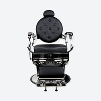 Barber Chair Senior - Silver/Black