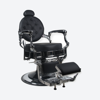Barber Chair Senior - Silver/Black