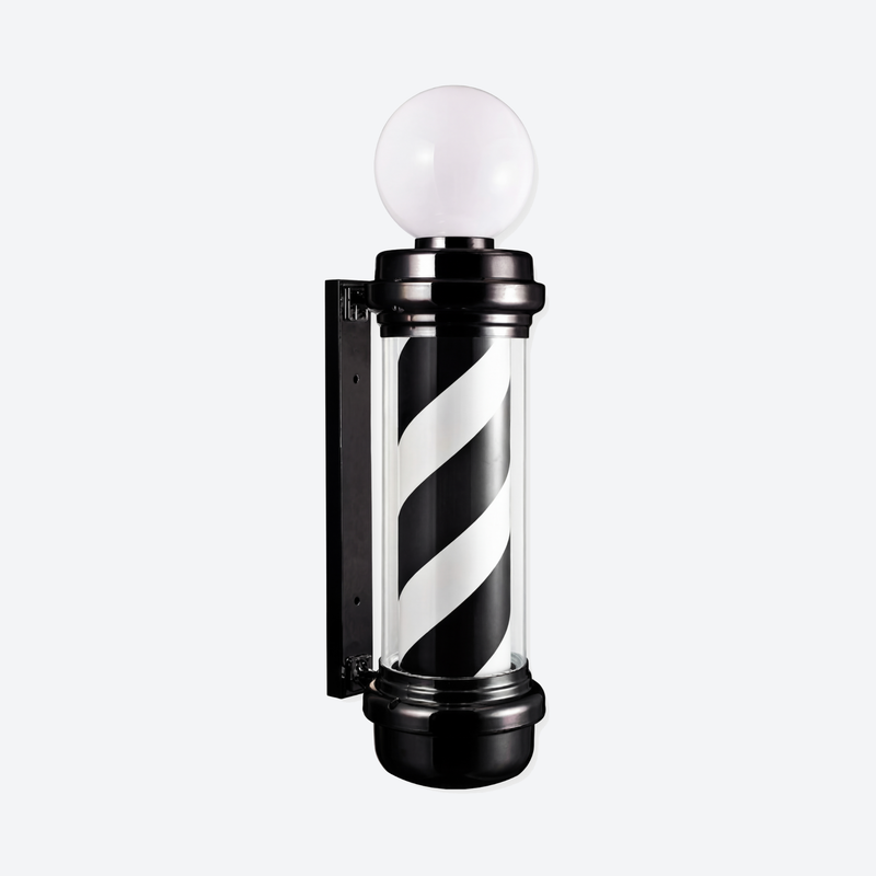 BarberPole Ball Black Vintage