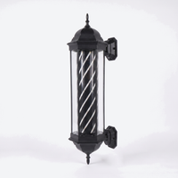 Barberpole Lantern Black
