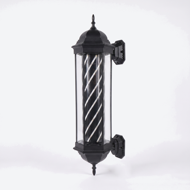 Barberpole Lantern Black