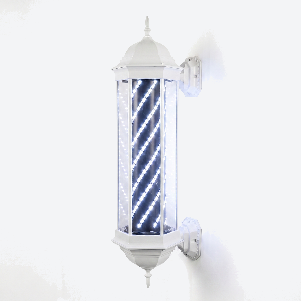 Barberpole Lantern White