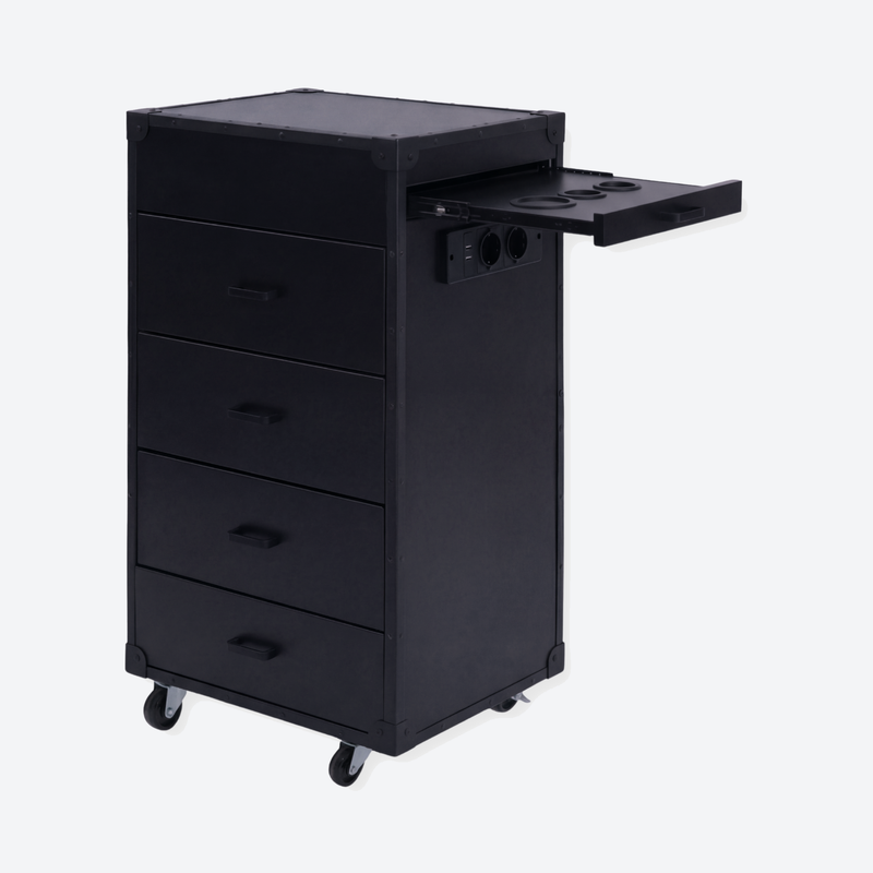 Drawer Cabinet on Wheels - London - Black