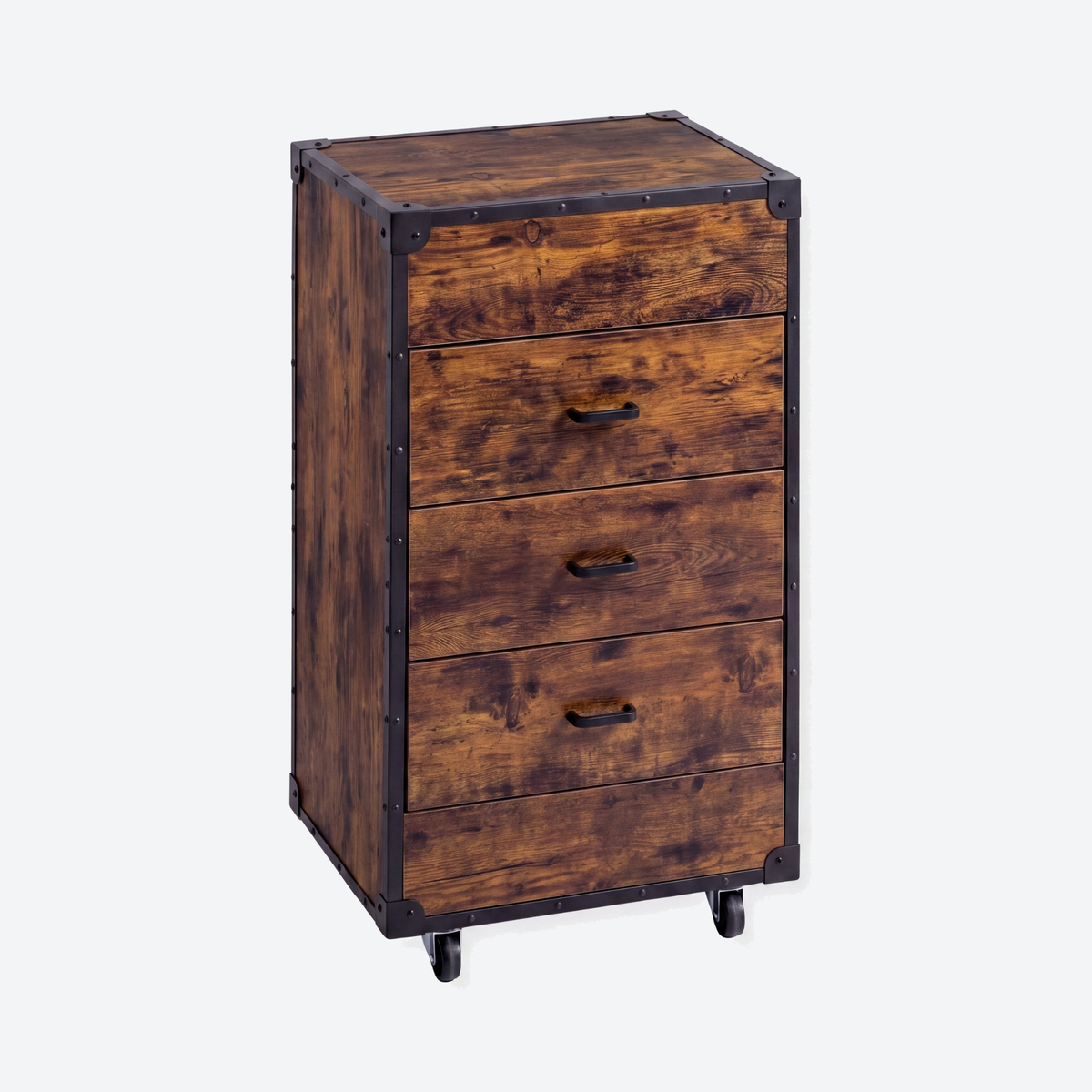 Drawer Cabinet on Wheels - London - Brown