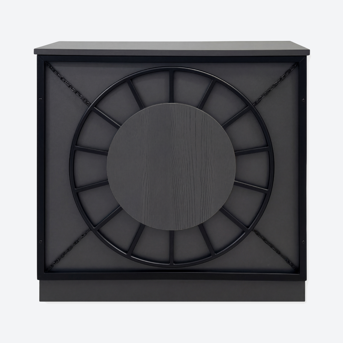 Reception Desk Vintage Grey