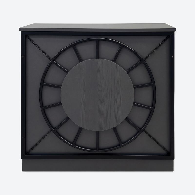 Reception Desk Vintage Grey
