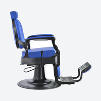 Legend Barber Chair Black Blue