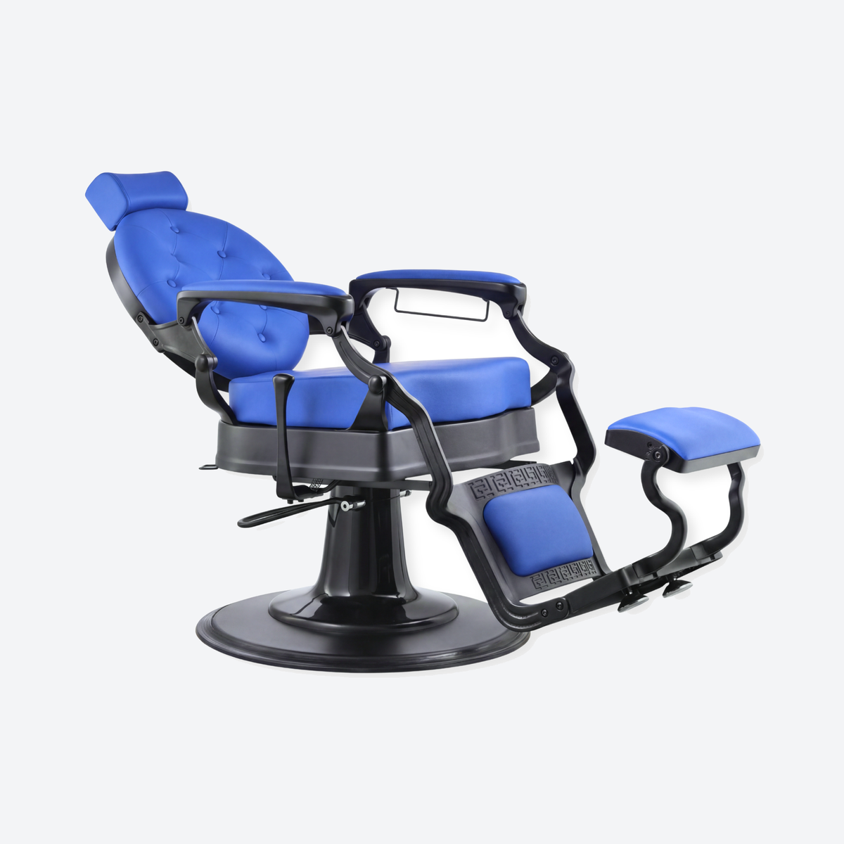 Legend Barber Chair Black Blue