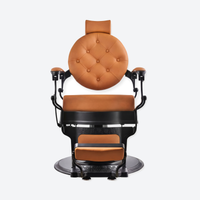 DeltaPro - Legend Barber Chair Black Orange