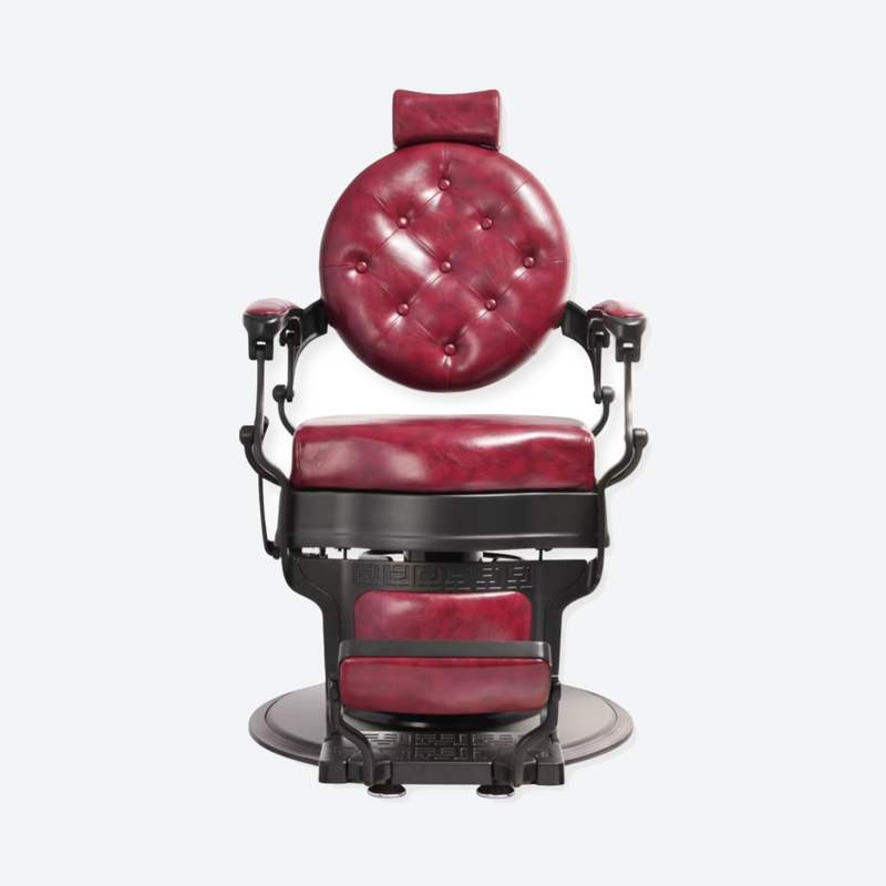 Legend Barber Chair Black Red