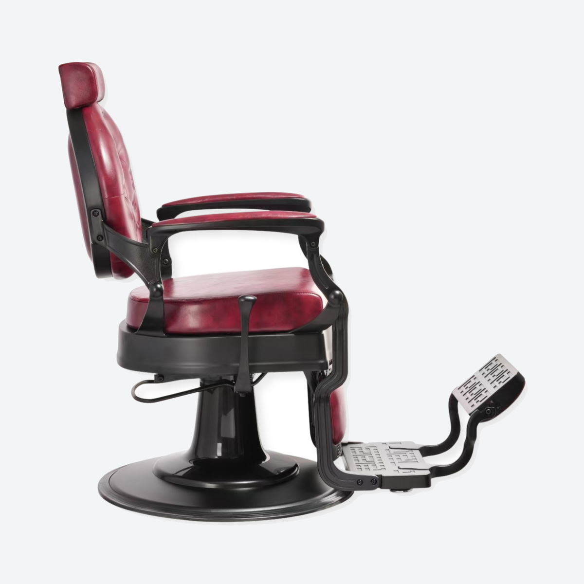 Legend Barber Chair Black Red