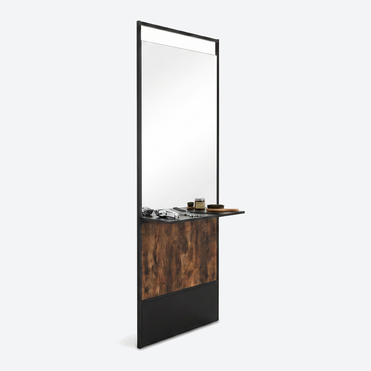 Mirror Station Atelier Black/Wood