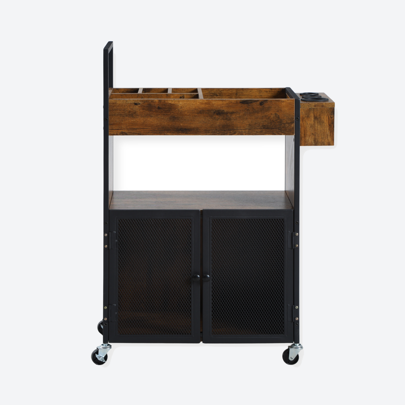 Mobile Barber Workstation - London - Brown