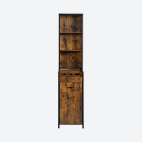 Narrow Display Cabinet - London - Brown