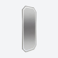 Salon Mirror Sofia - 180x80cm - Silver