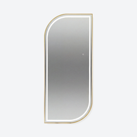 Salon Mirror Stockholm - 180x80cm - Gold