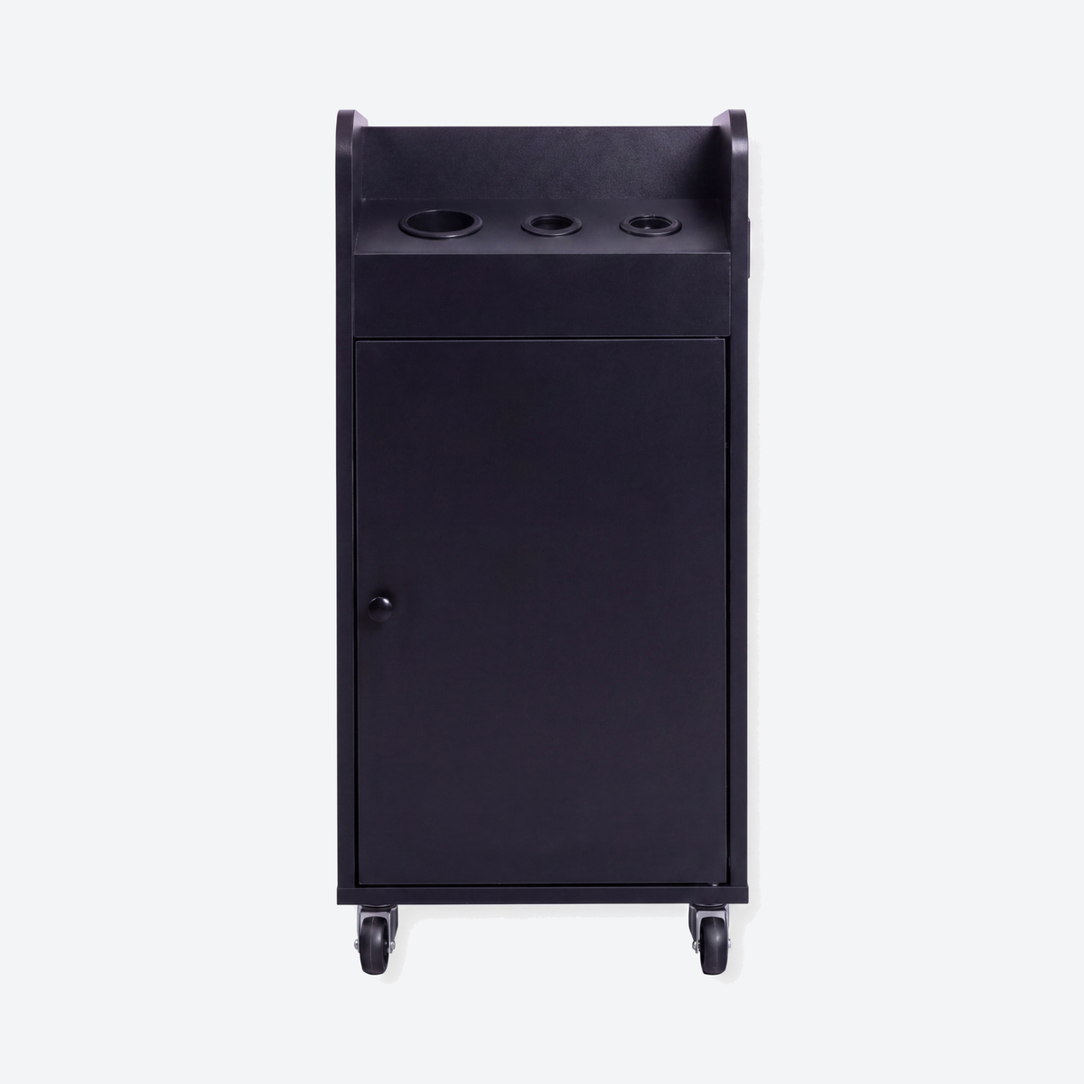 Salon Trolley with Power Outlet - London - Black