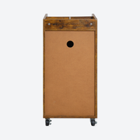 Salon Trolley with Power Outlet - London - Brown