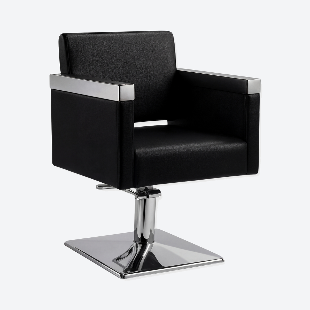 Salon Chair  Diva Black/Silver