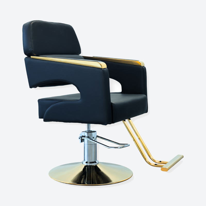 Salon Chair Majesty Black / Gold
