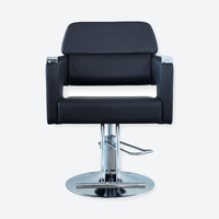 Salon Chair Majesty Black / Silver