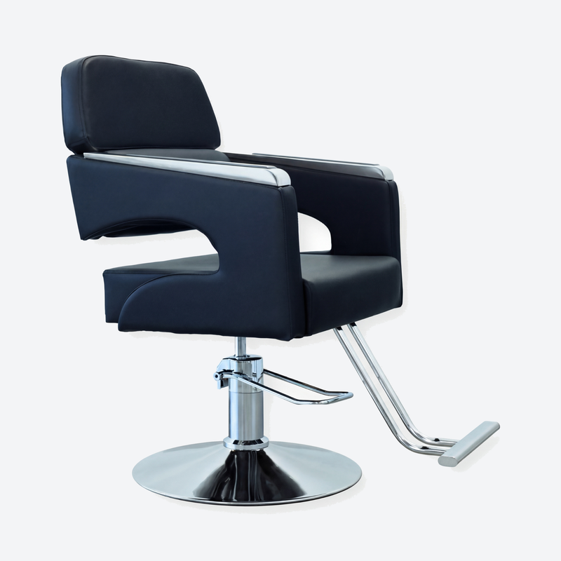 Salon Chair Majesty Black / Silver