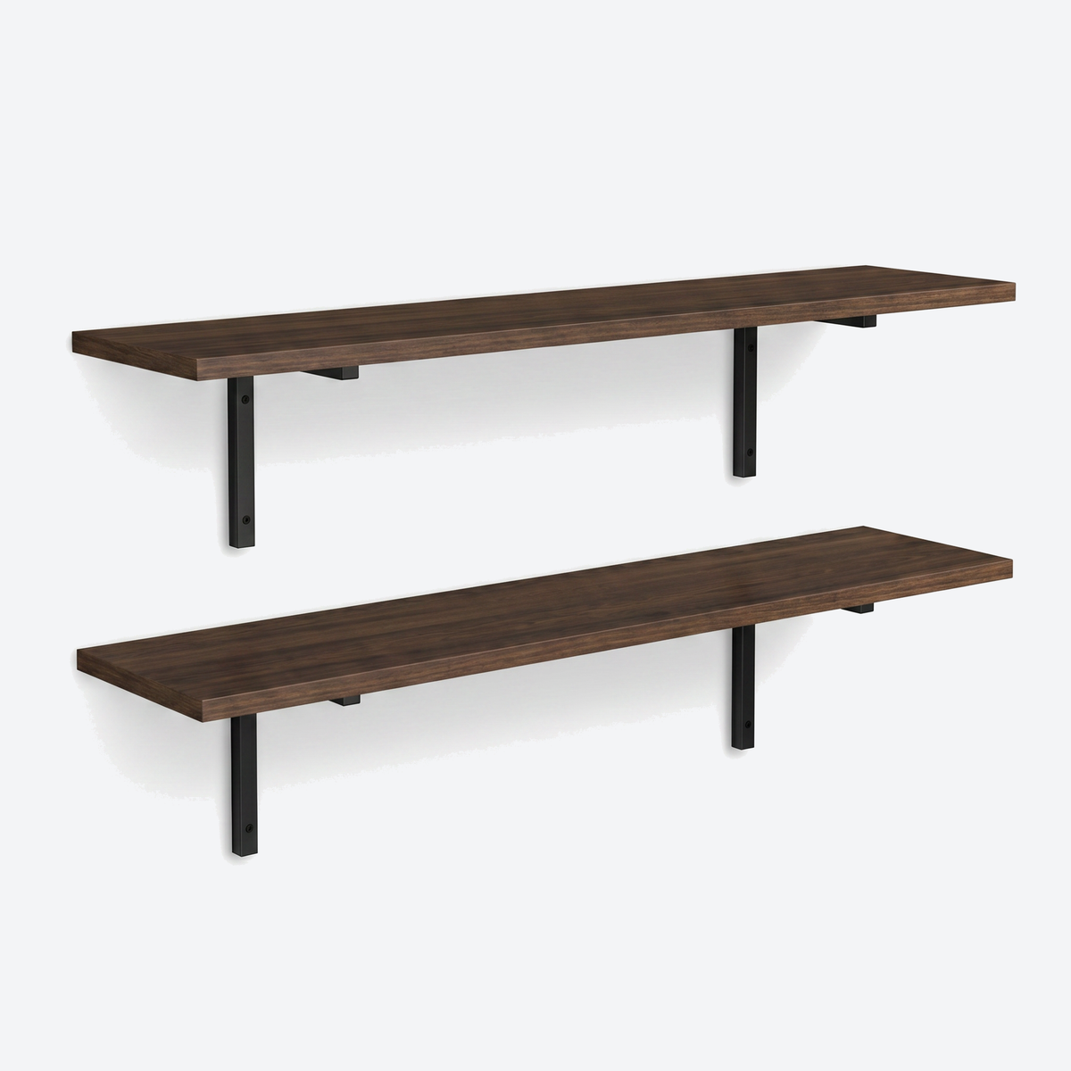 Atelier Shelf Duo Set Black/Wood