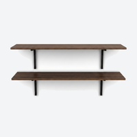 Atelier Shelf Duo Set Black/Wood
