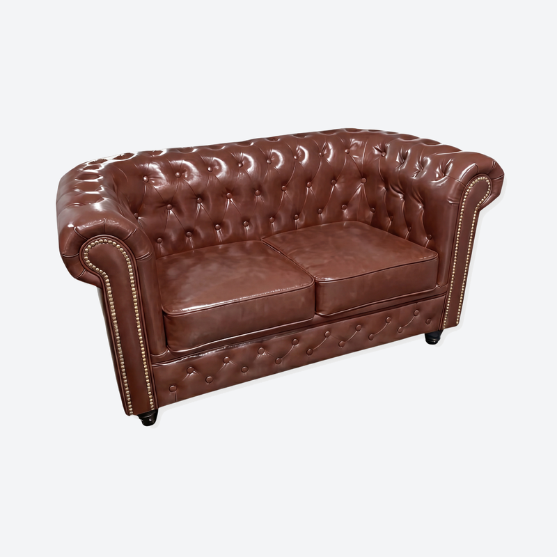 Sofa Chesterfield Compact Brown