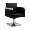 Salonchair  Diva Black/Silver