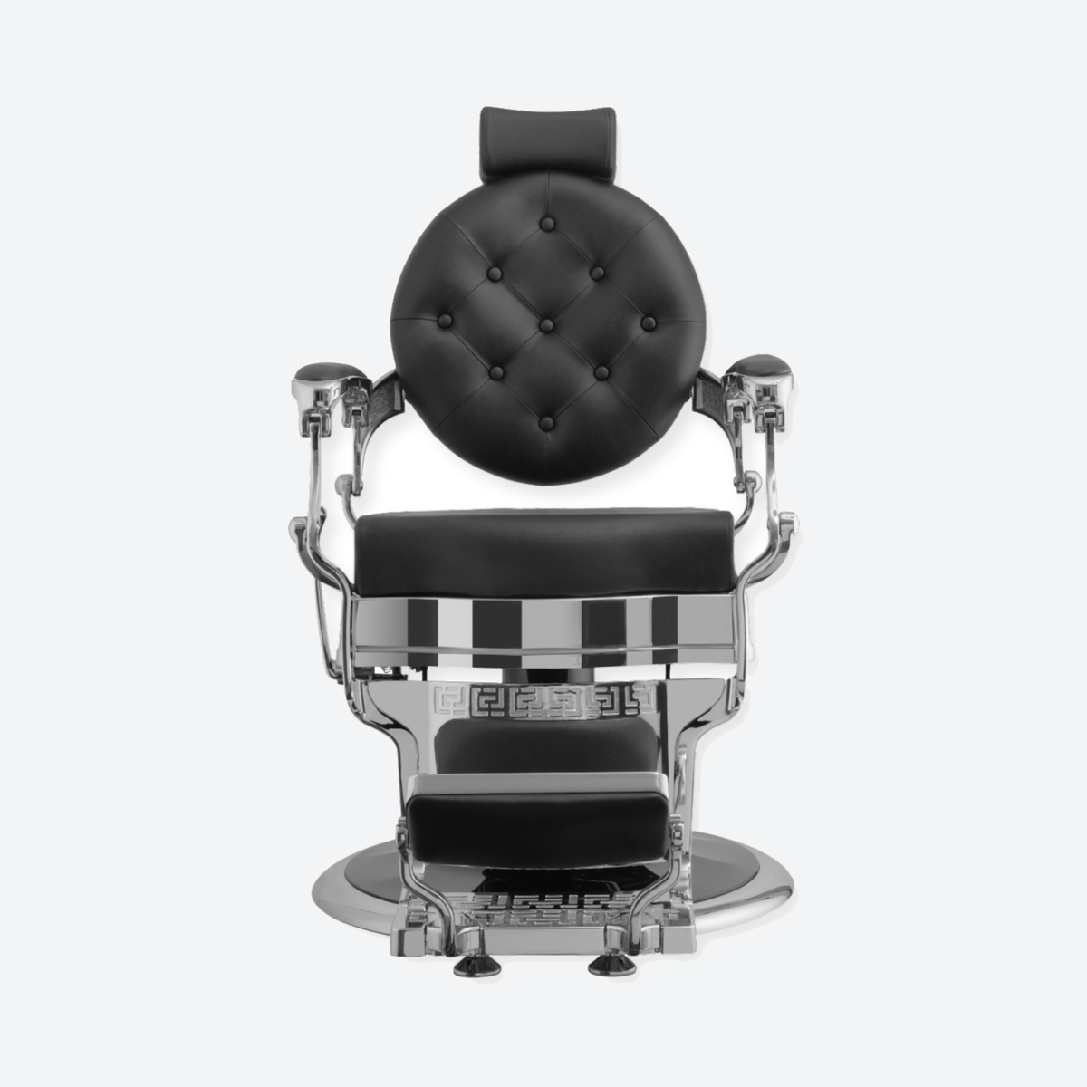 Legend Barber Chair Black Silver