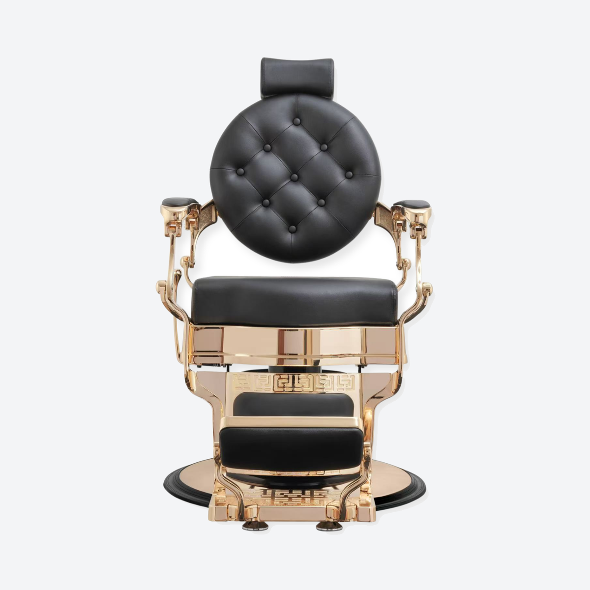 Legend Barber Chair Gold Black
