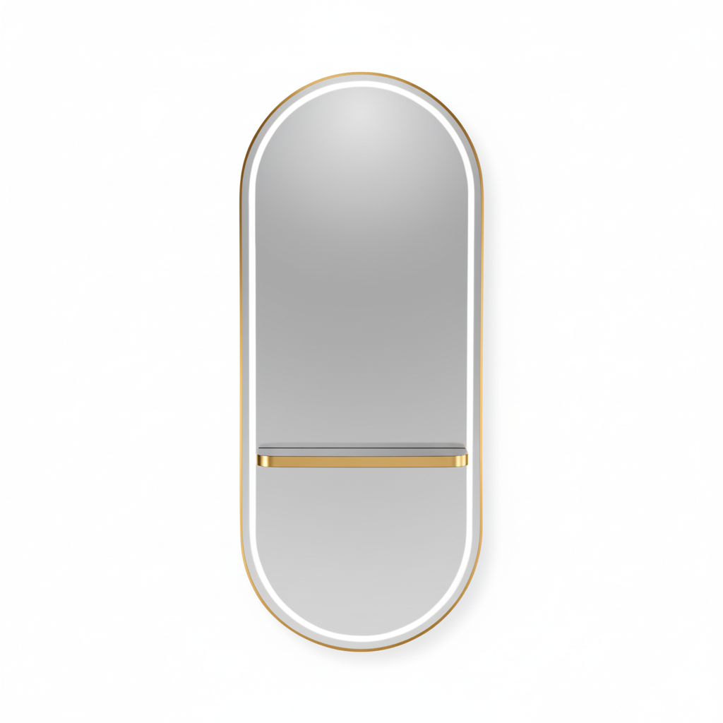 Noa Salon Mirror London Gold