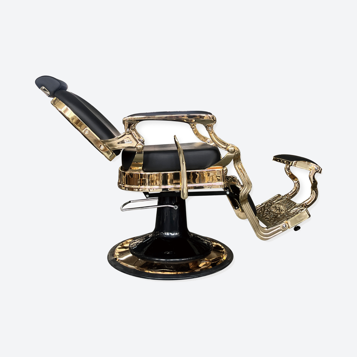 Master Barber Chair Gold Black