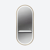 Noa Salon Mirror London Gold