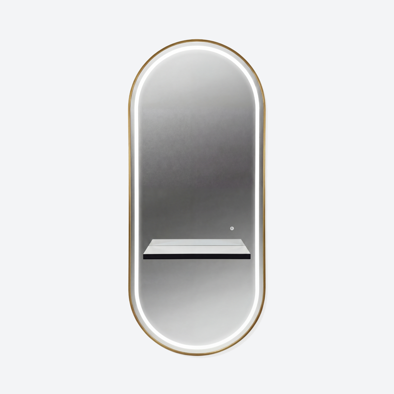 Noa Salon Mirror London Gold