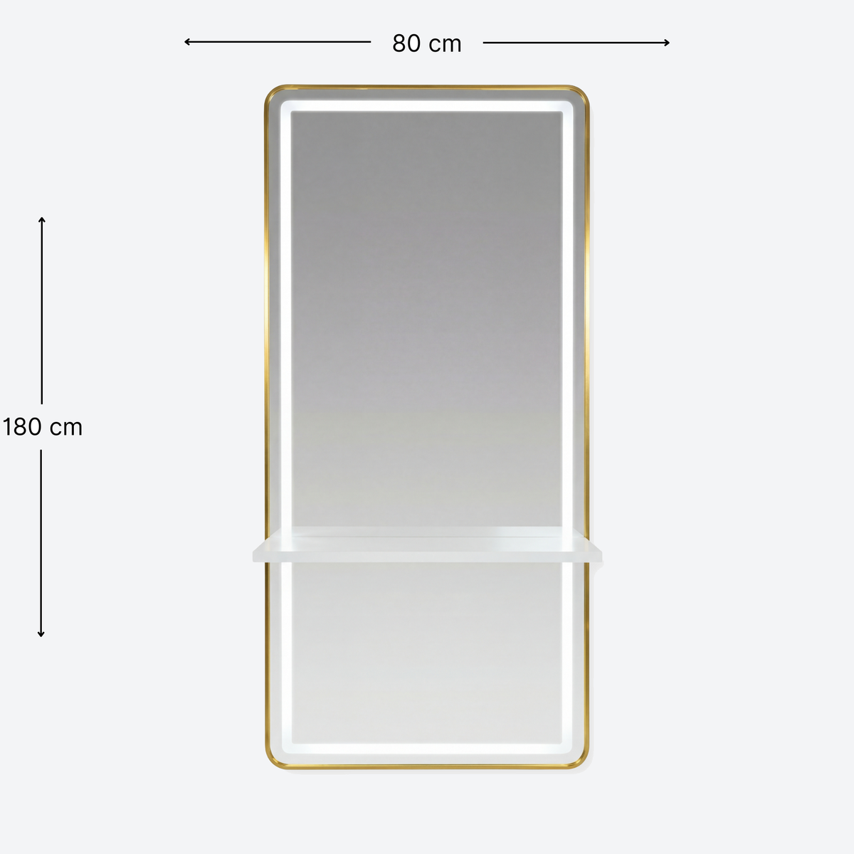Noa Salon Mirror Monaco Gold