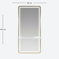 Noa Salon Mirror Monaco Gold