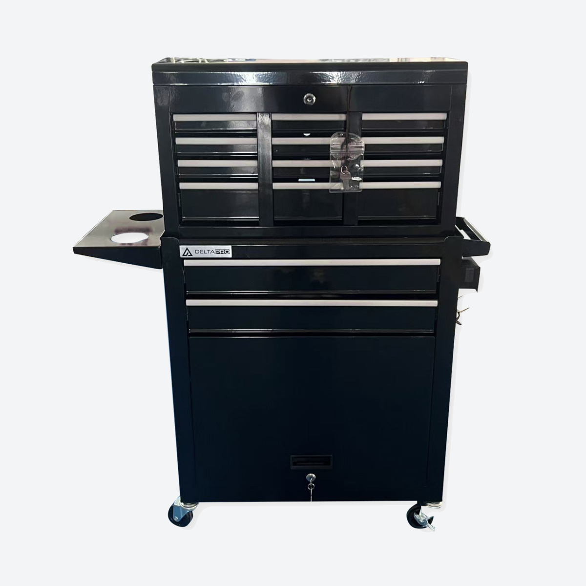Professional Salon Storage Tool Trolley Black