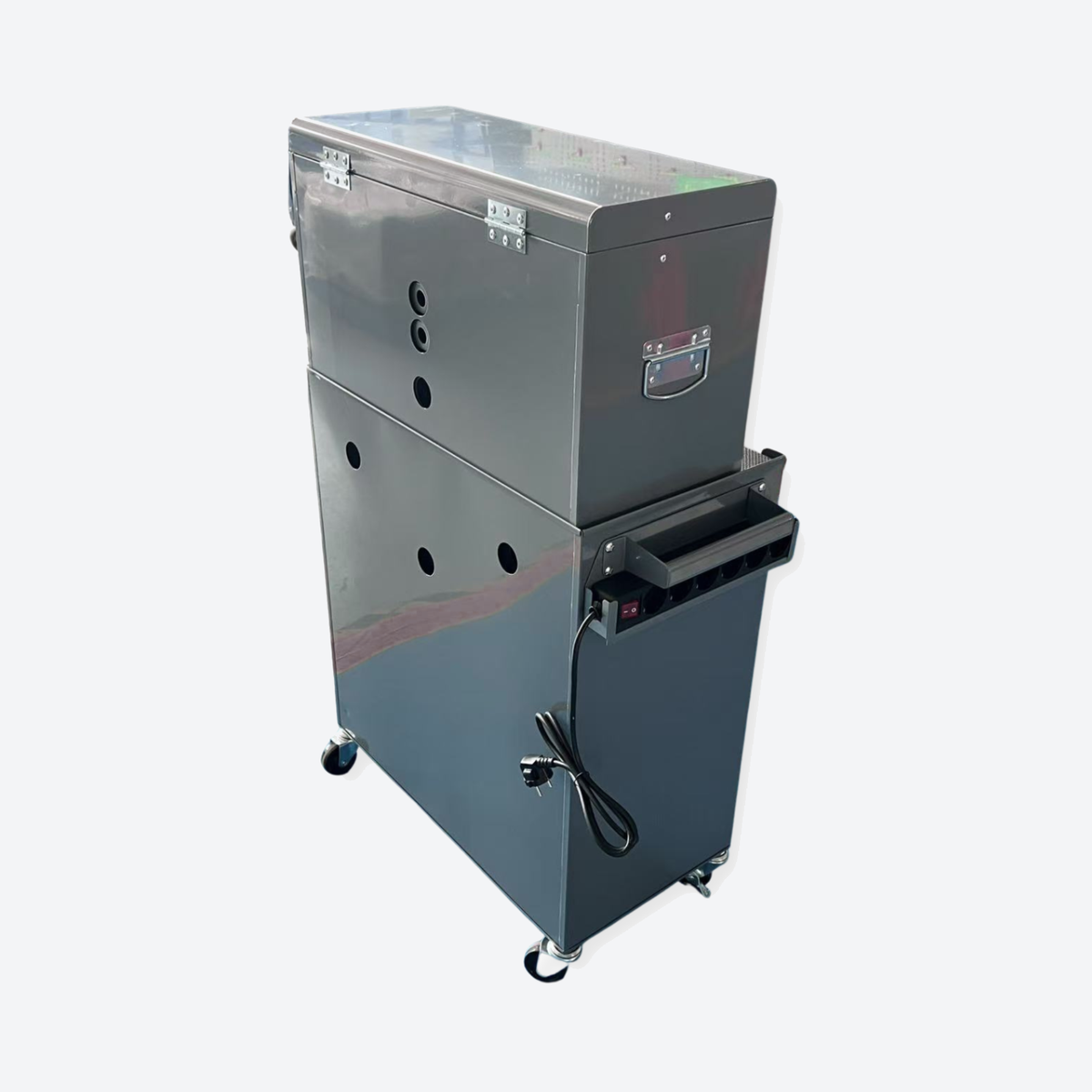 Professional Salon Storage Tool Trolley Grey