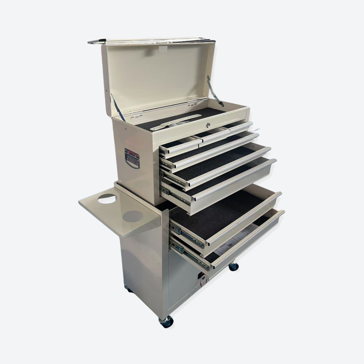 Professional Salon Storage Tool Trolley White