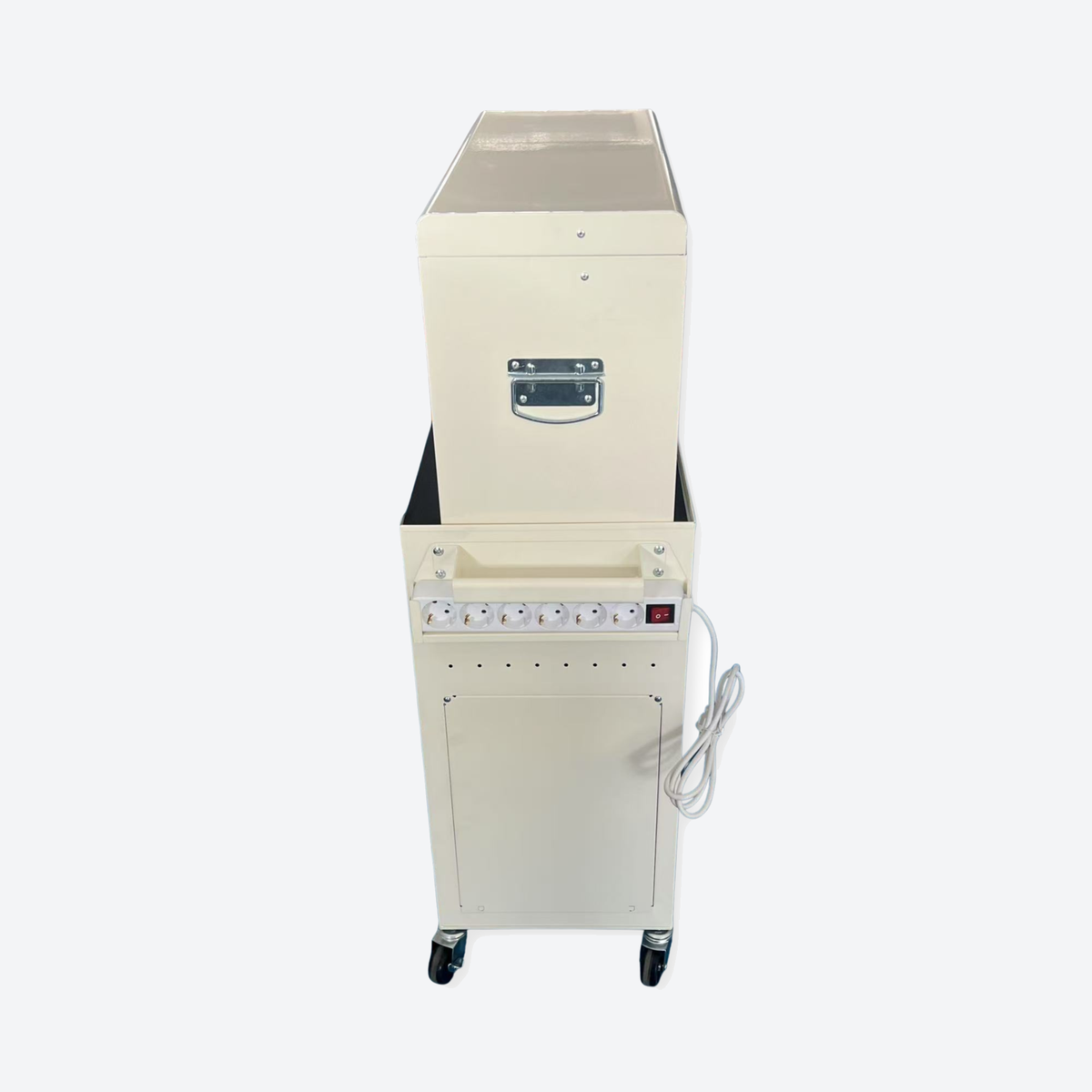 Professional Salon Storage Tool Trolley White