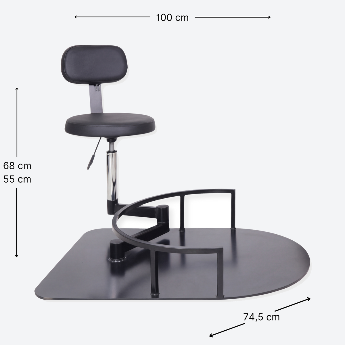 Rotating Support Chair for Barber Chair