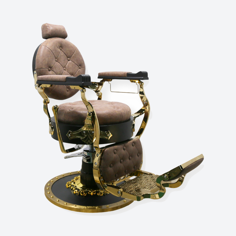 Royal Barber Chair King Brown