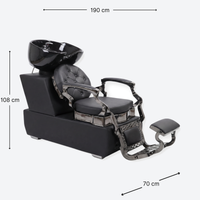 Royal Shampoo Bed Wash Unit King Gloss Black